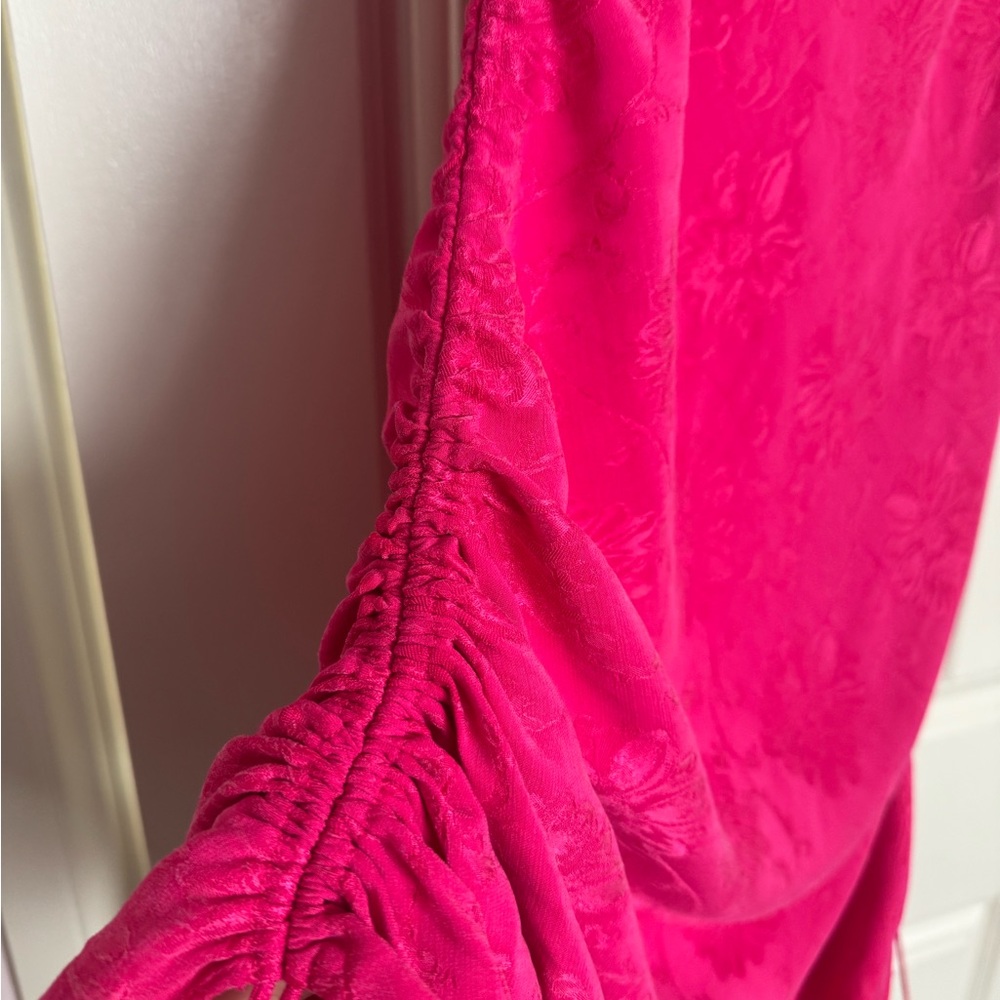 Aritzia Babaton Only Ruched Slip Dress - Picture 2 of 5